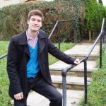 Nicholas Coombes at the Minster Way steps