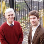 David and Nicholas at the Lime Grove school site