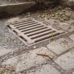 Darlington Place steps drain unblocked