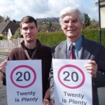 Nicholas and David support 20 mph limits