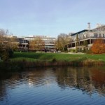 Bath University lake